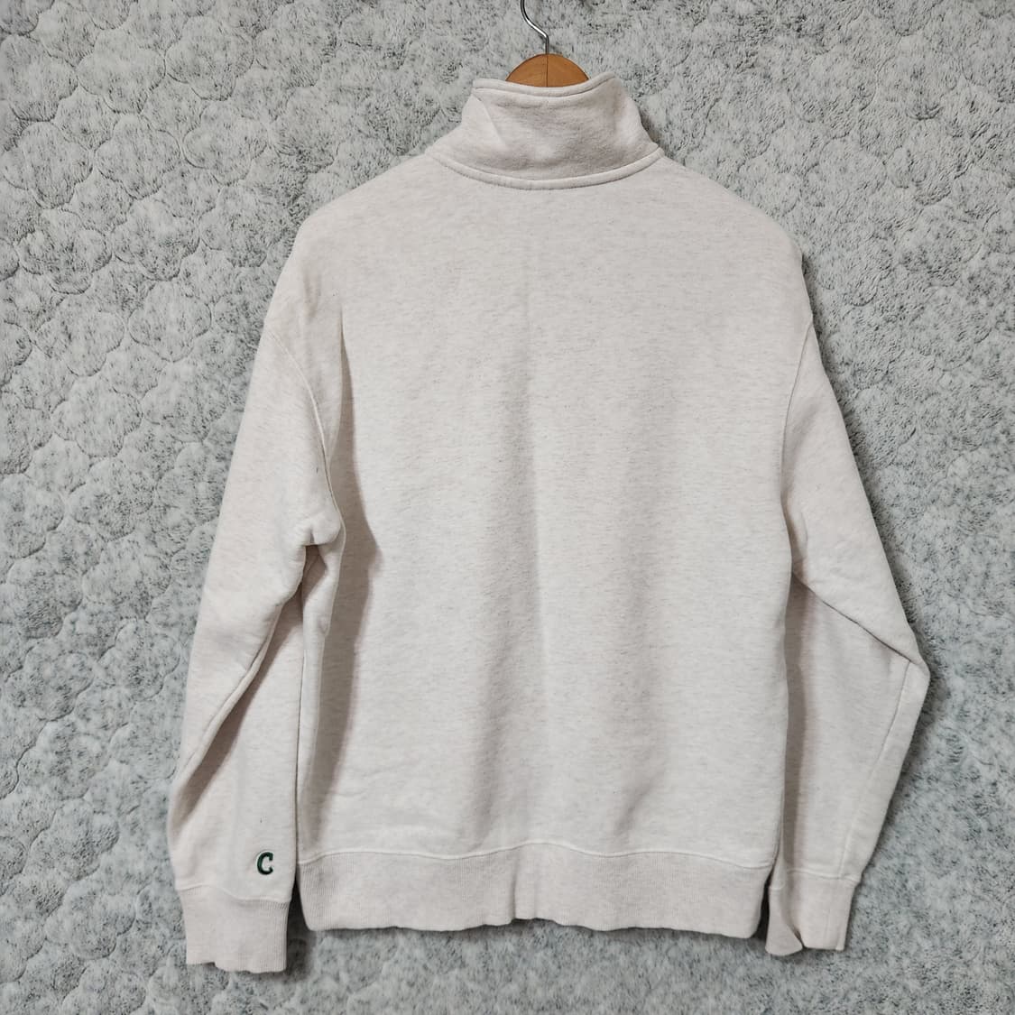 H629 [M] 커버낫 반집업 맨투맨 티셔츠 상품이미지4