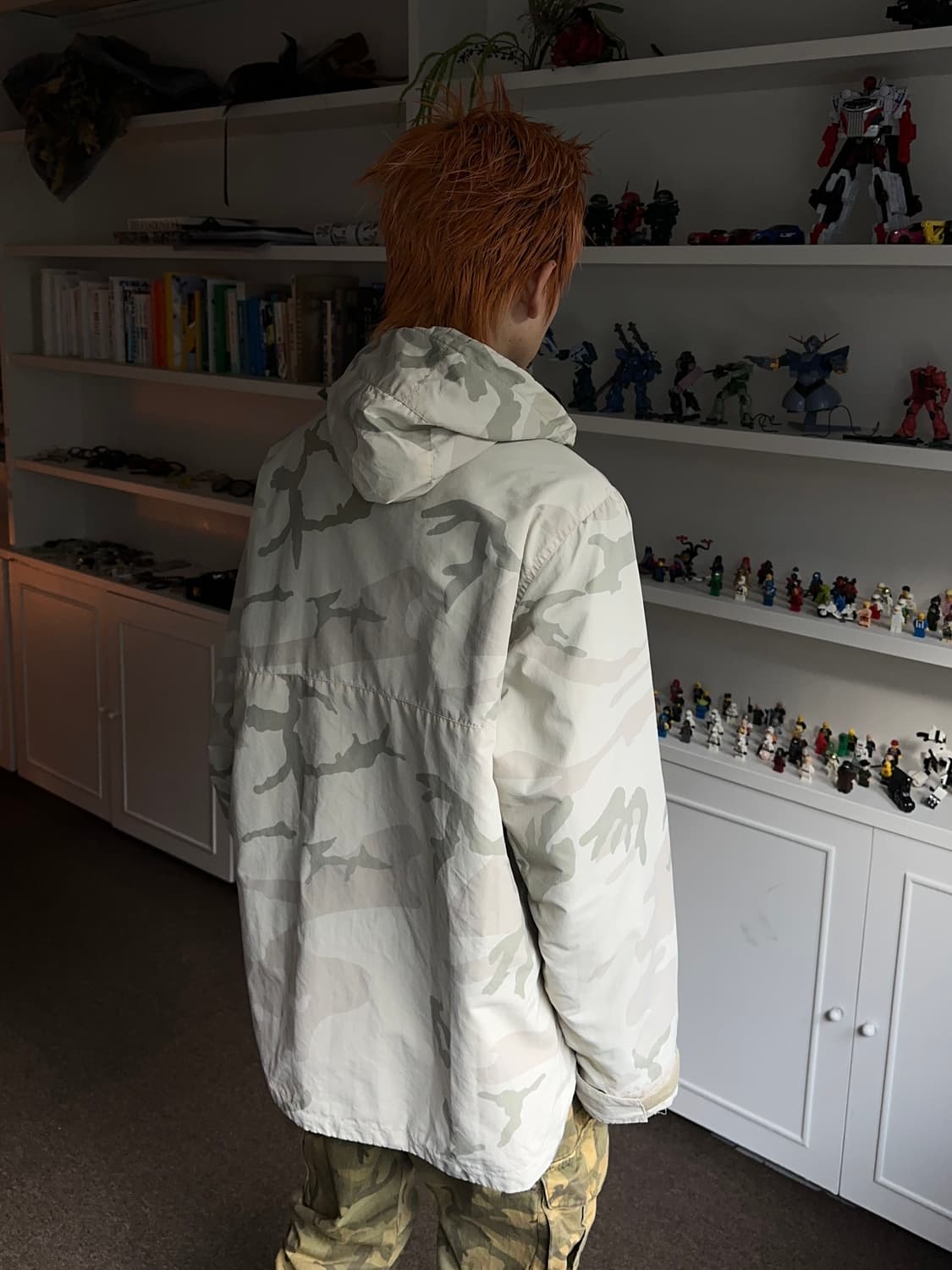 Carhartt WIP 화이트 카모플라쥬 아노락 상품이미지6