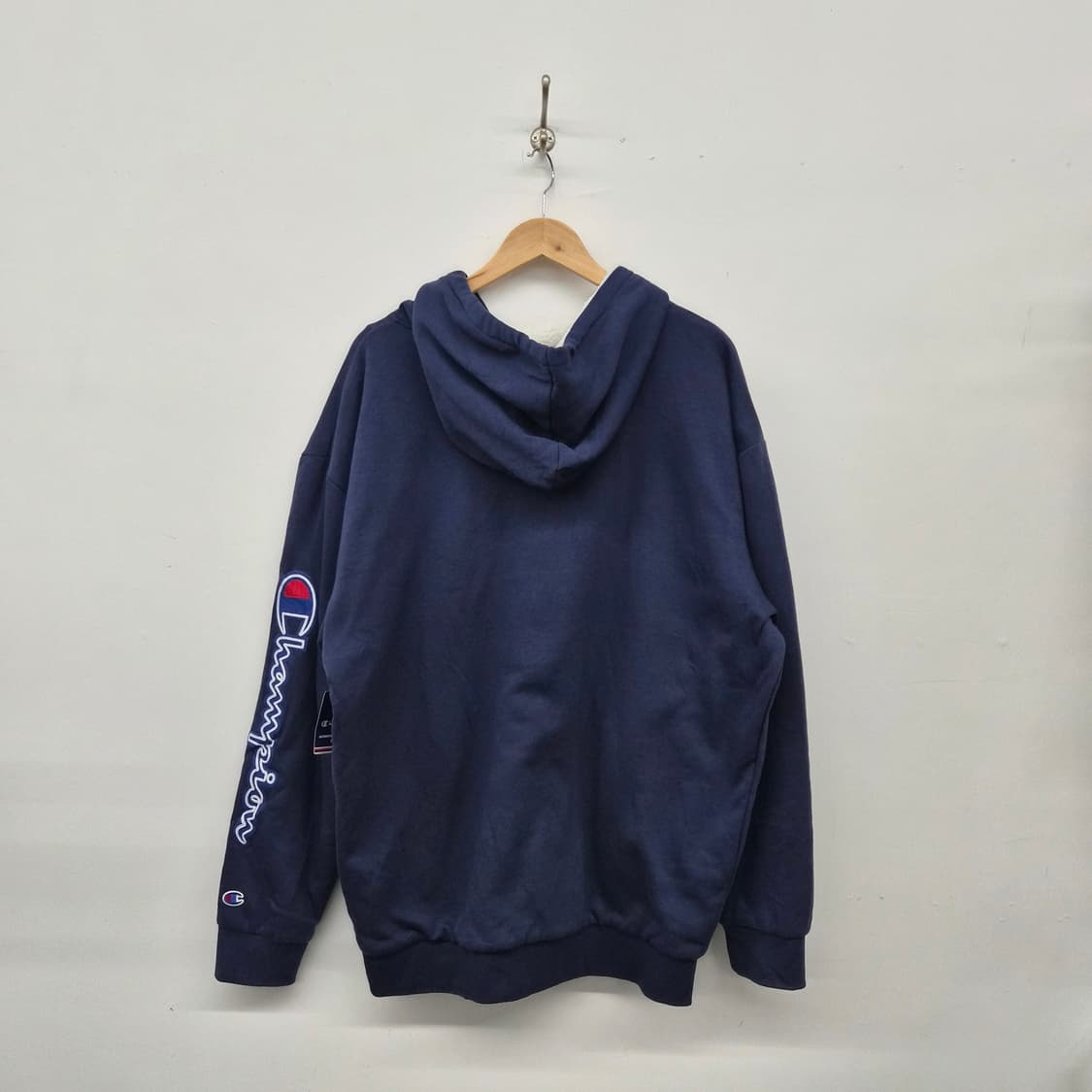 챔피온 네이비 후드 집업 남성 XL 상품이미지4