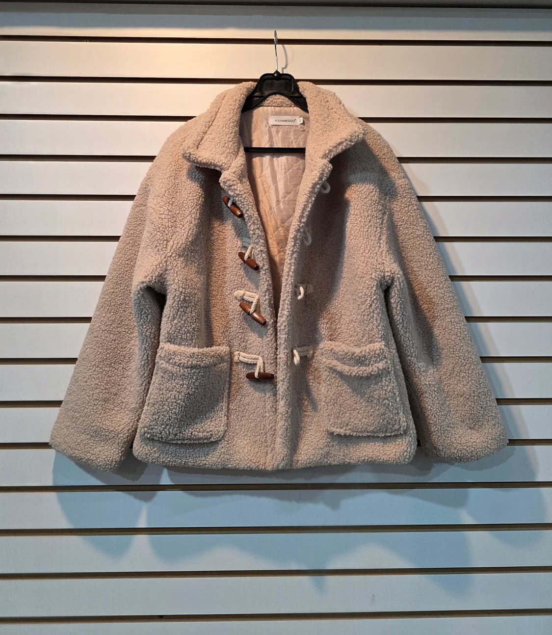 (여성) 뽀글이 떡볶이 코트 상품이미지1