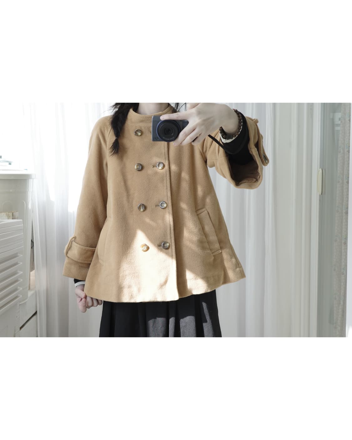 Reddish brown coat 상품이미지3