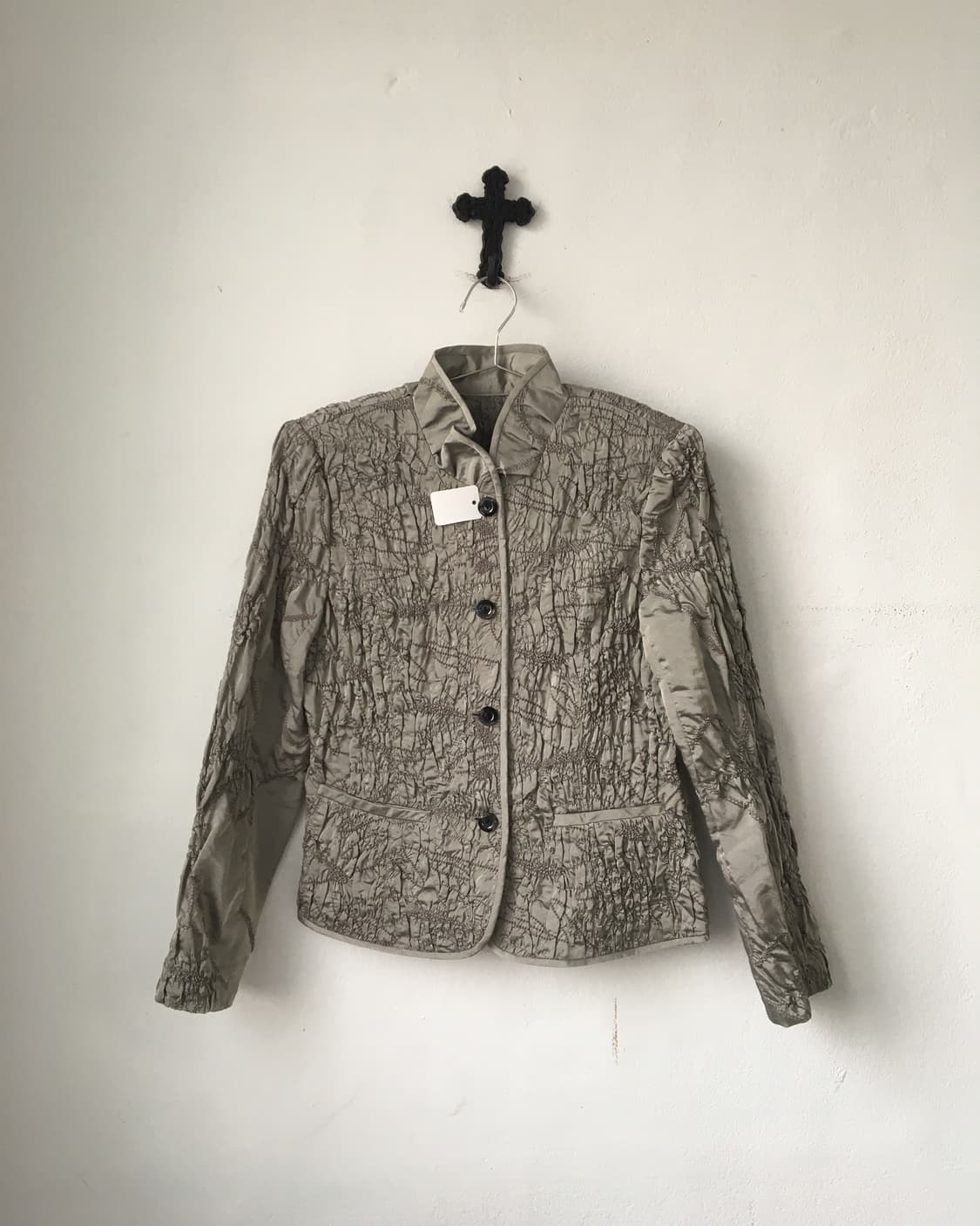 Shirring embroidery point jacket 상품이미지2