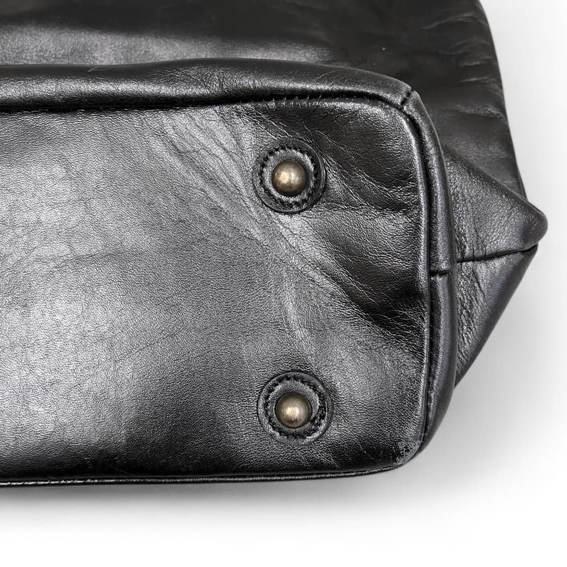 장폴고티에 골드체인 소가죽 토트백 y2k 상품이미지5