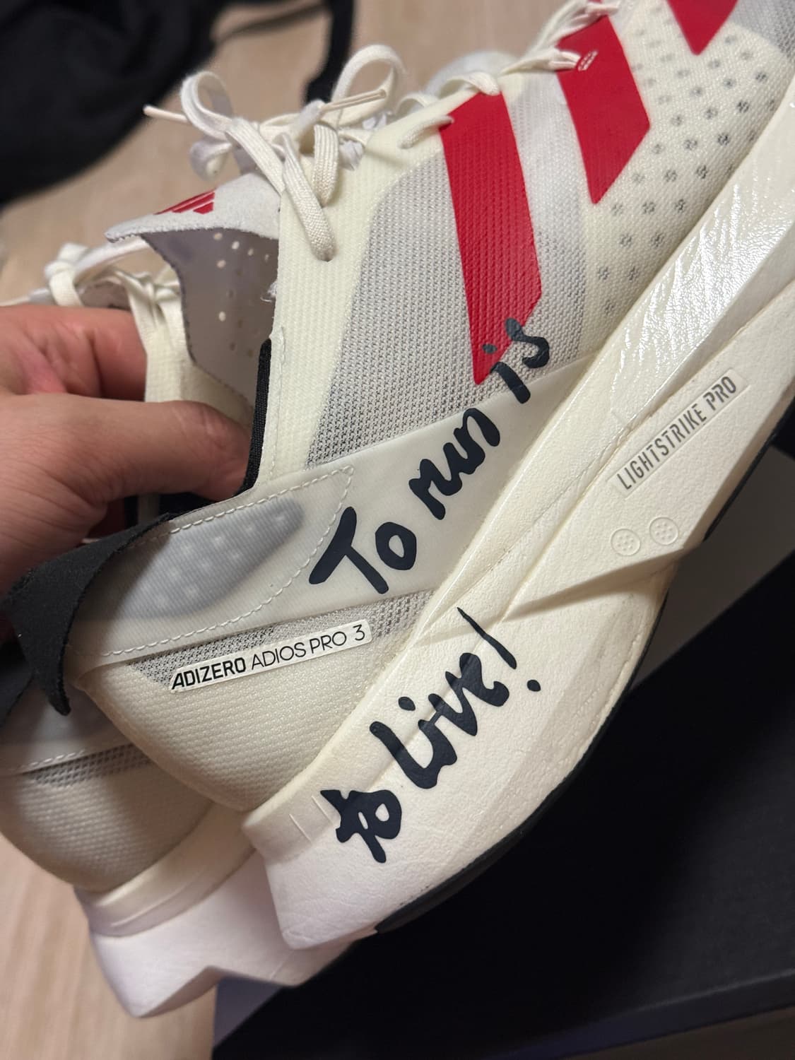 아디다스 아디제로 아디오스 프로3 베러 스칼렛 러닝 상품이미지8