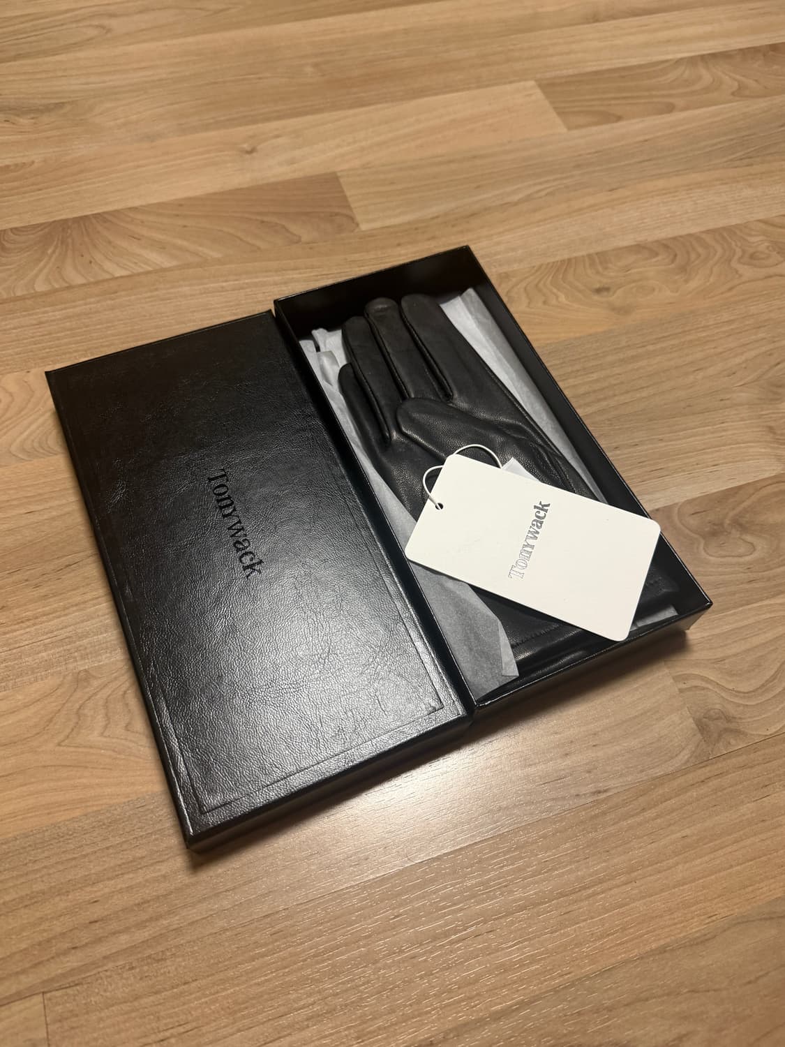 [새상품] 토니웩 25fw 램스킨 레더 장갑 가죽 장갑 상품이미지1