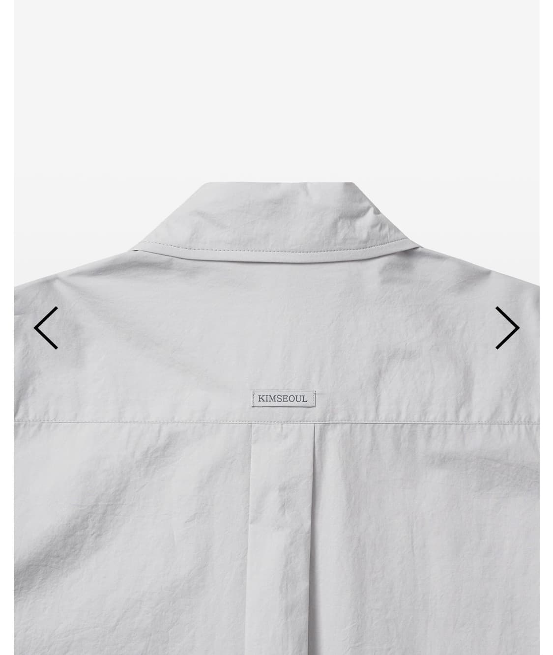 [새상품] 킴즈서울 kimseoul 루즈핏 셔츠 뮤트그레이 상품이미지2