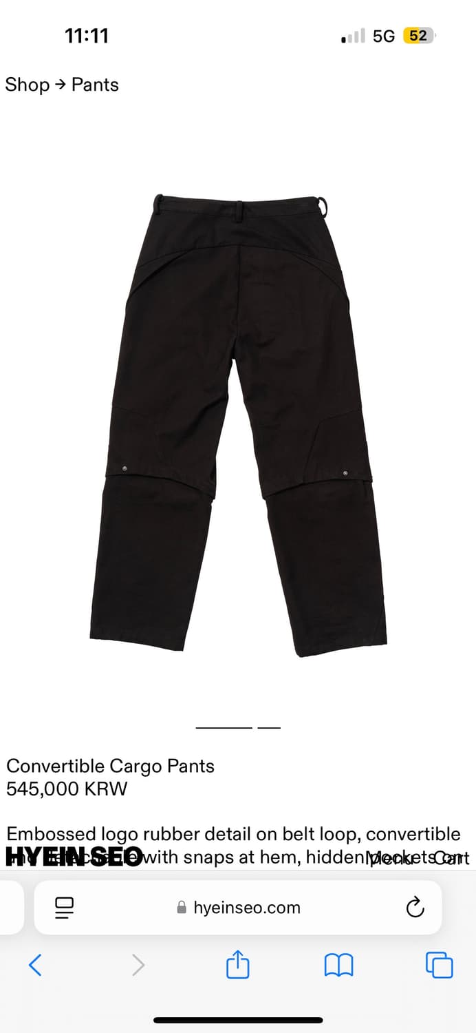 Convertible Cargo Pants 상품이미지2