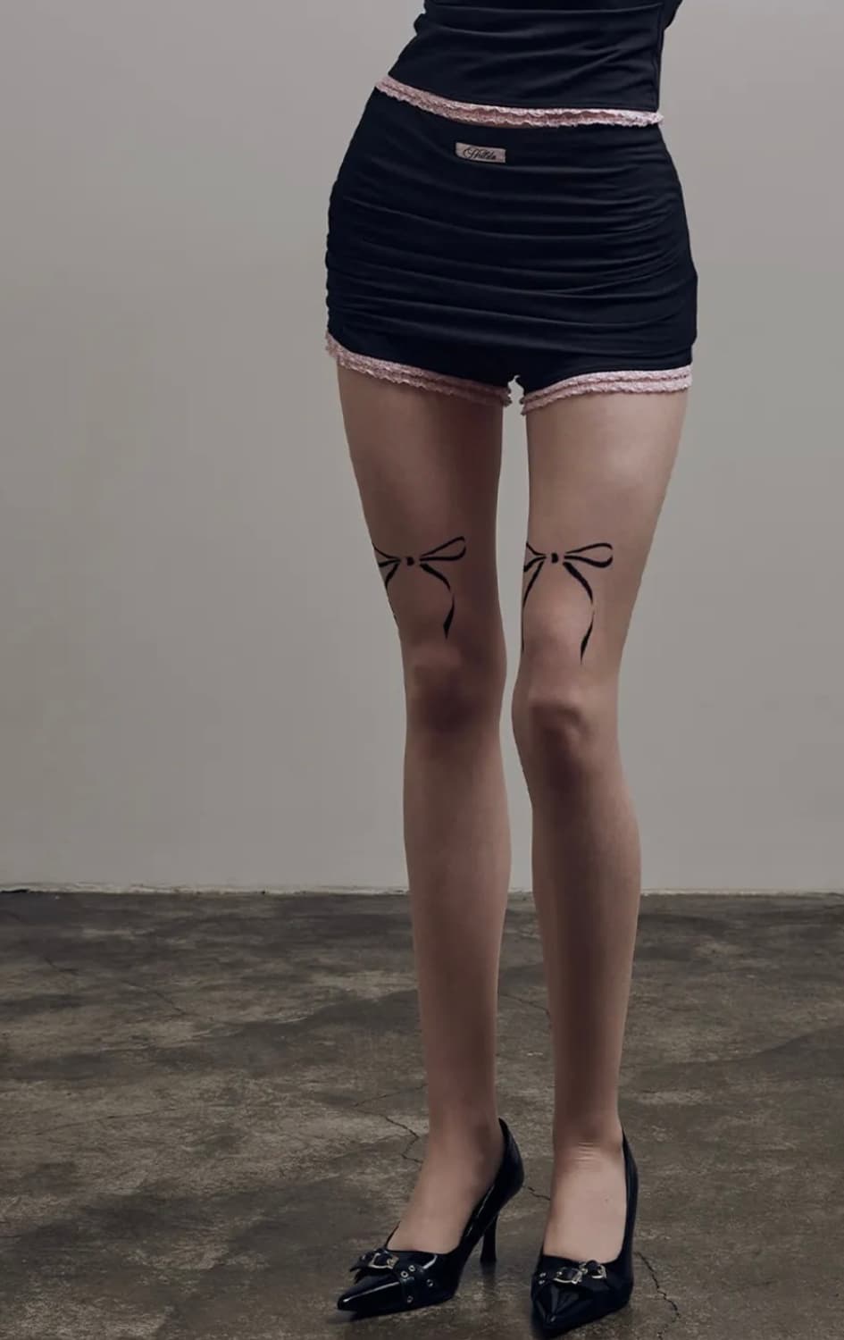 힐다 레이스 핀턱 미니쇼츠 S 갸루 y2k 스커트  상품이미지2