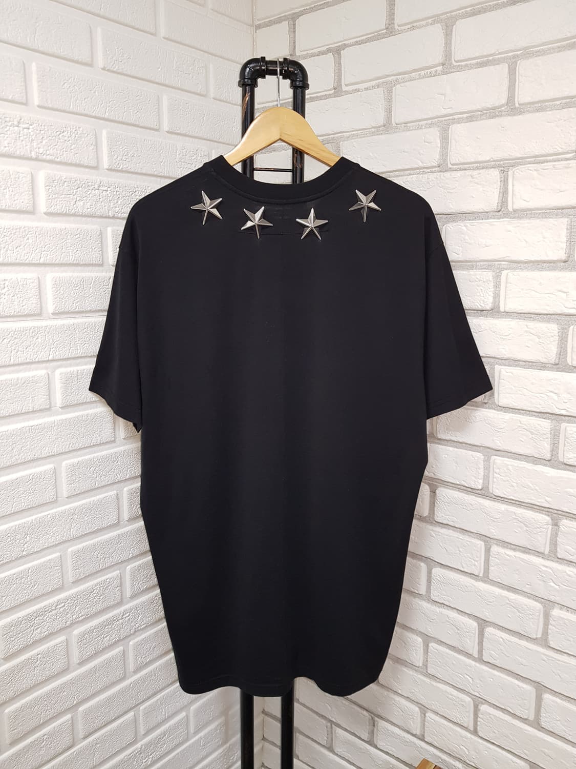 [s/정품] 지방시 로트와일러 스타 티셔츠 블랙 상품이미지5