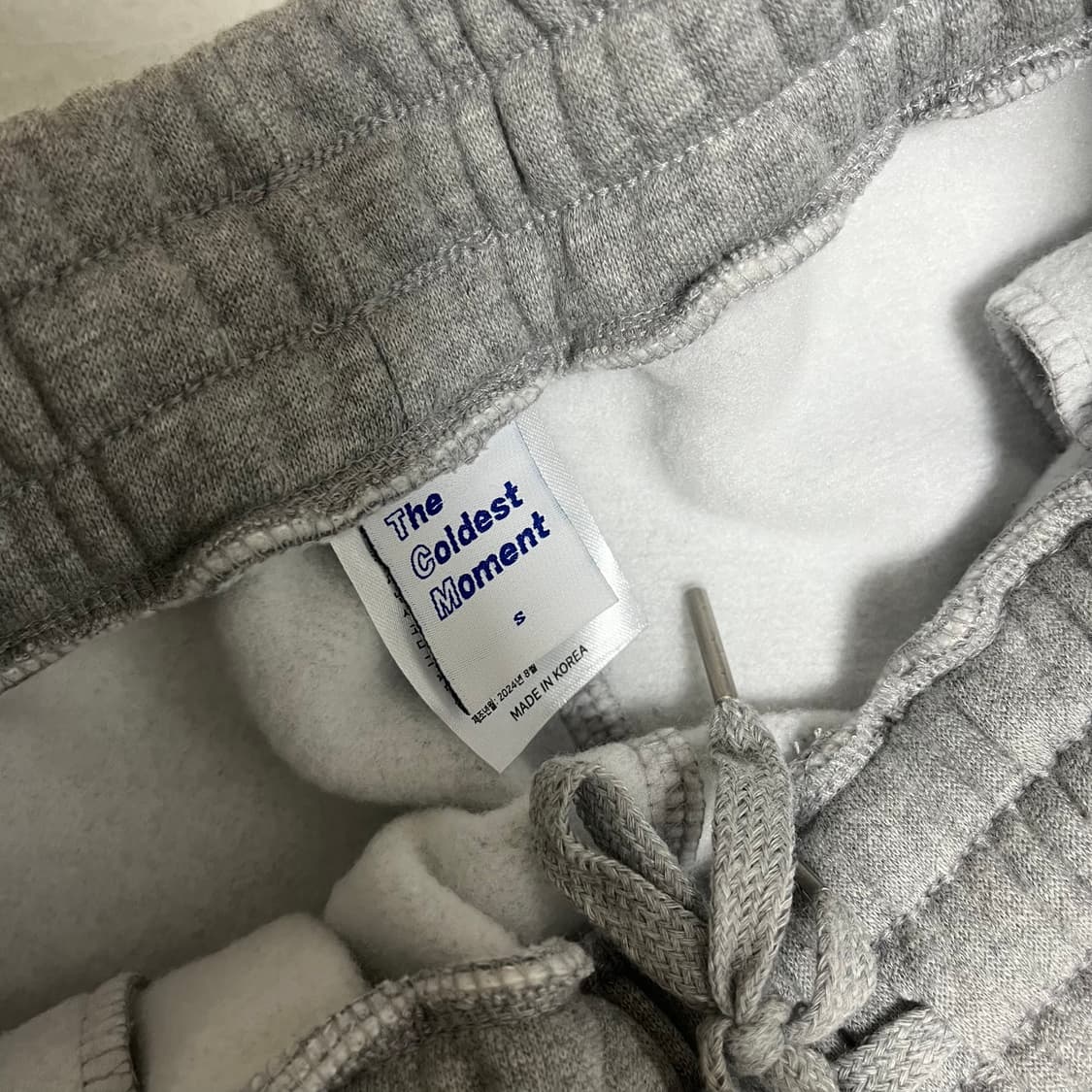 (s) 더콜디스트모먼트 스웻팬츠  상품이미지3
