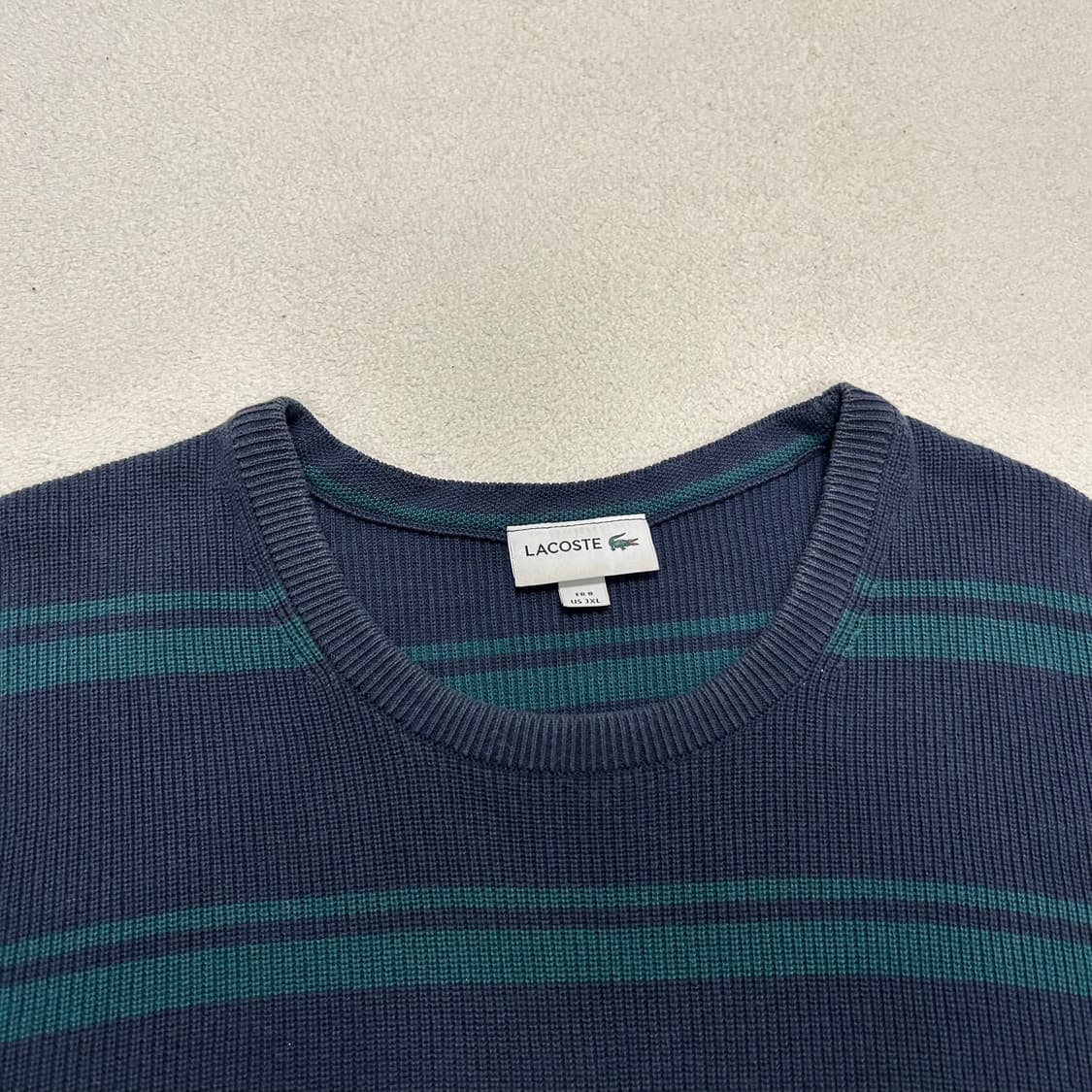Lacoste Stripe Knit Sweater 상품이미지6