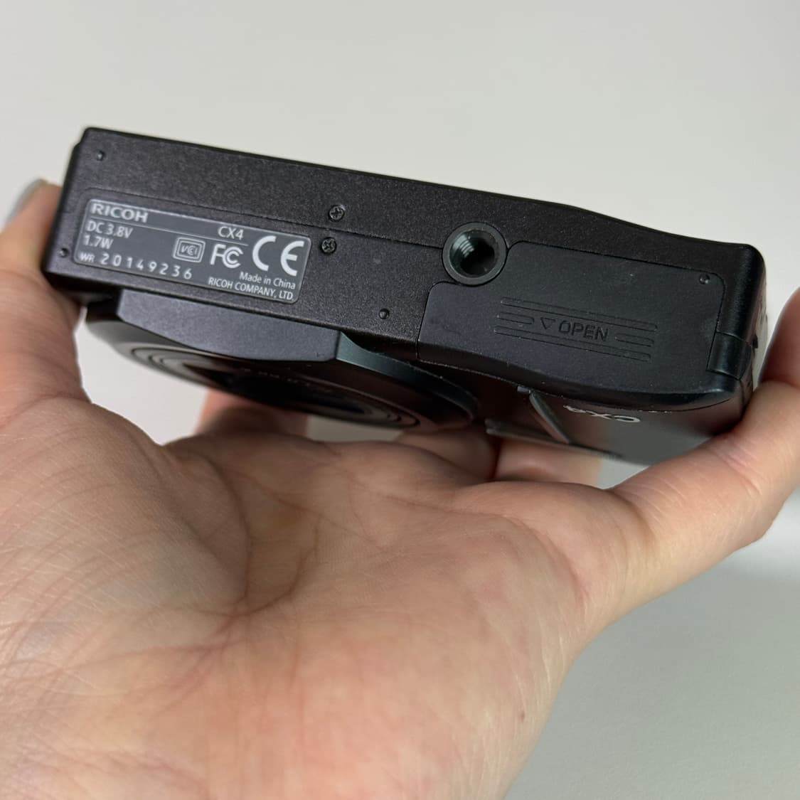 리코 ricoh cx4 빈티지 디카 디지털카메라 블랙 상품이미지6