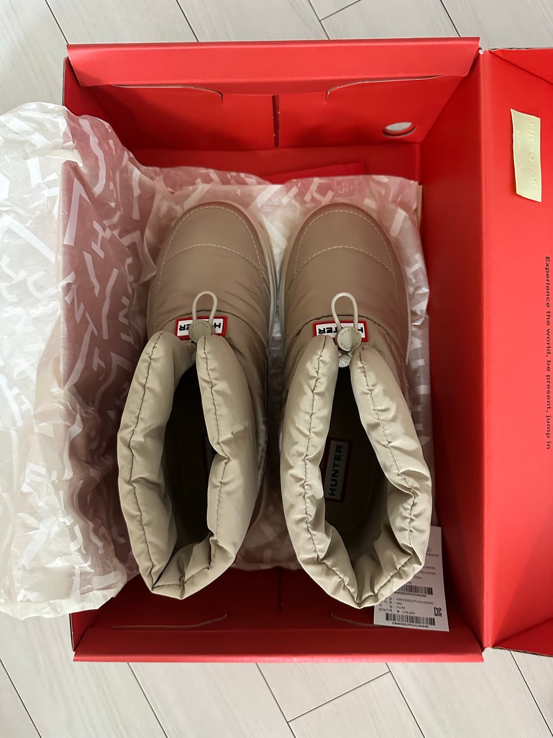 헌터 인앤아웃 패딩 부츠판매 상품이미지4