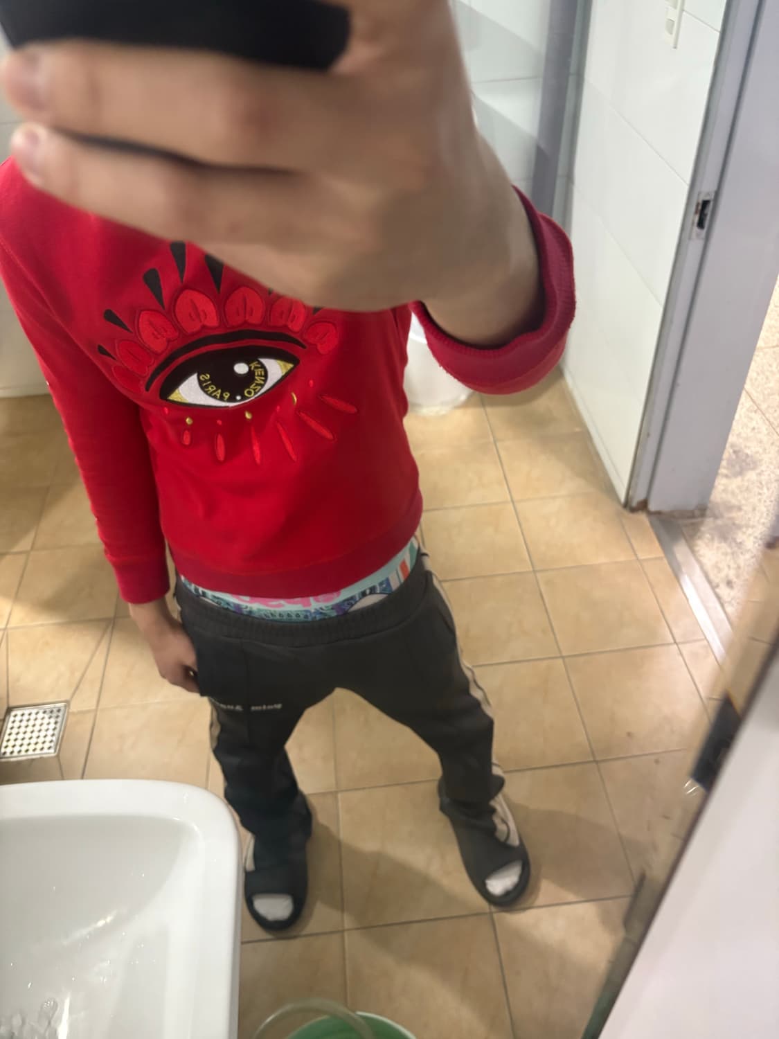 팜엔젤스 그레이 트랙팬츠 s 상품이미지7