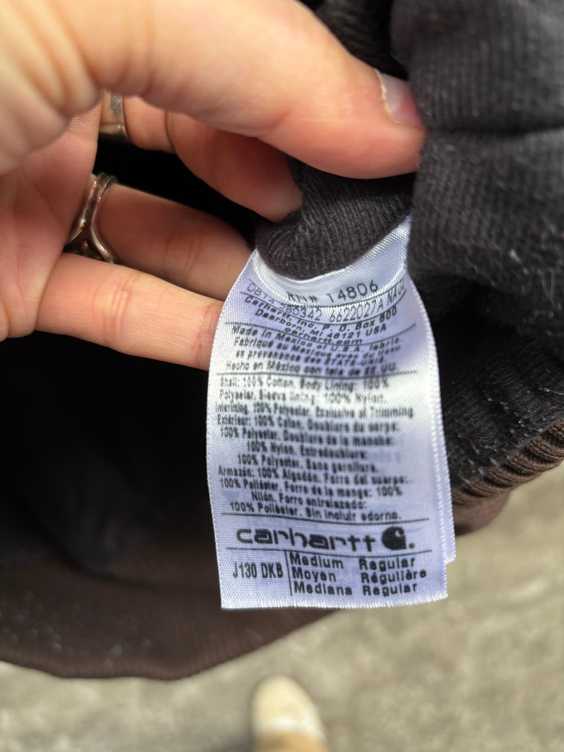 칼하트 j130 덕 액티브 자켓 상품이미지7