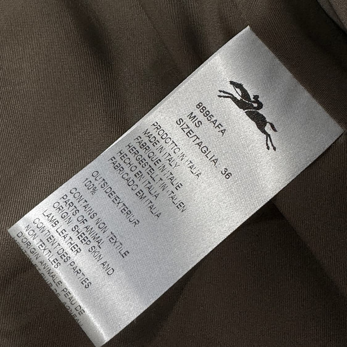 롱샴 램스킨 스웨이드 레더 자켓 상품이미지3