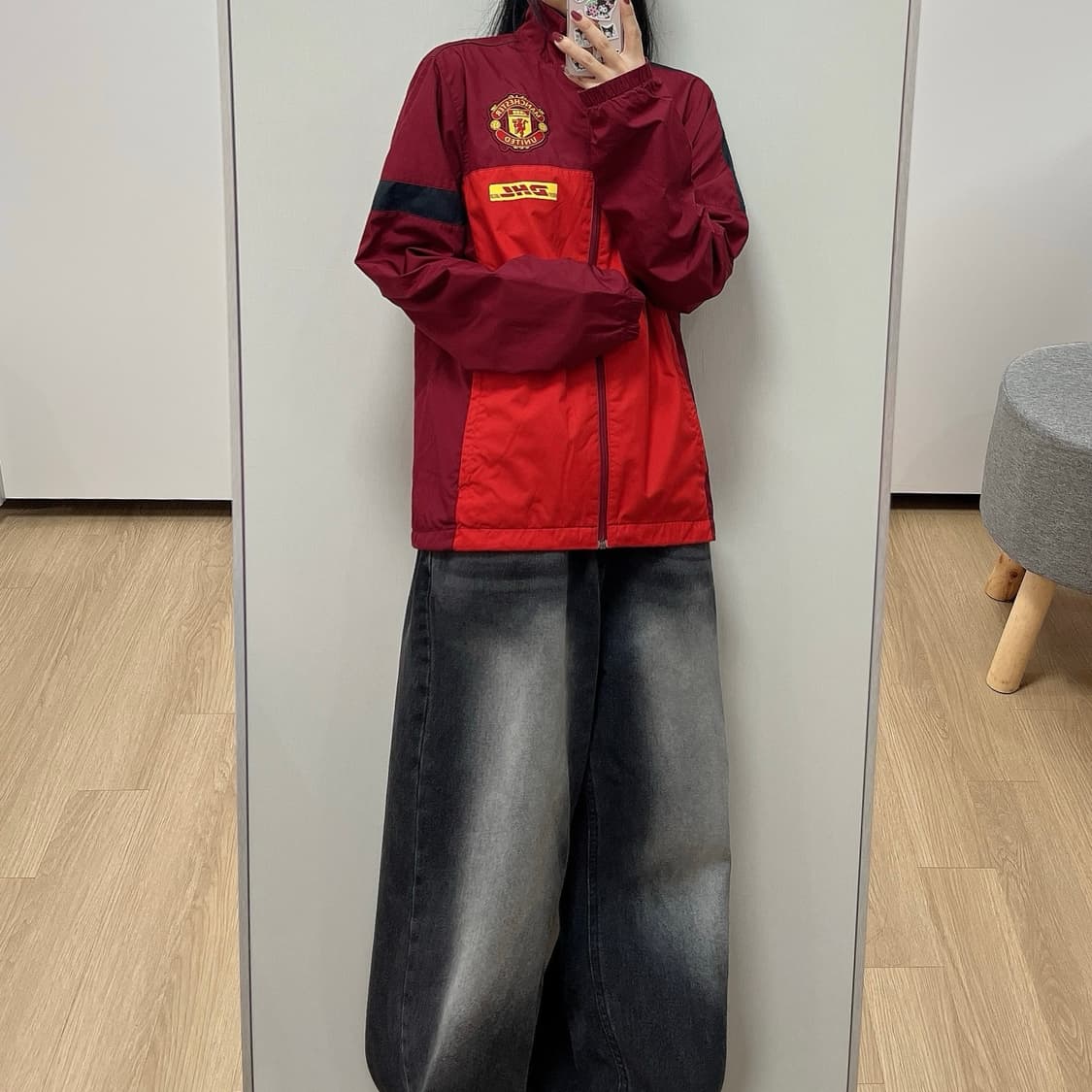 나이키 맨체스터 유나이티드 DHL 바람막이 자켓 상품이미지1
