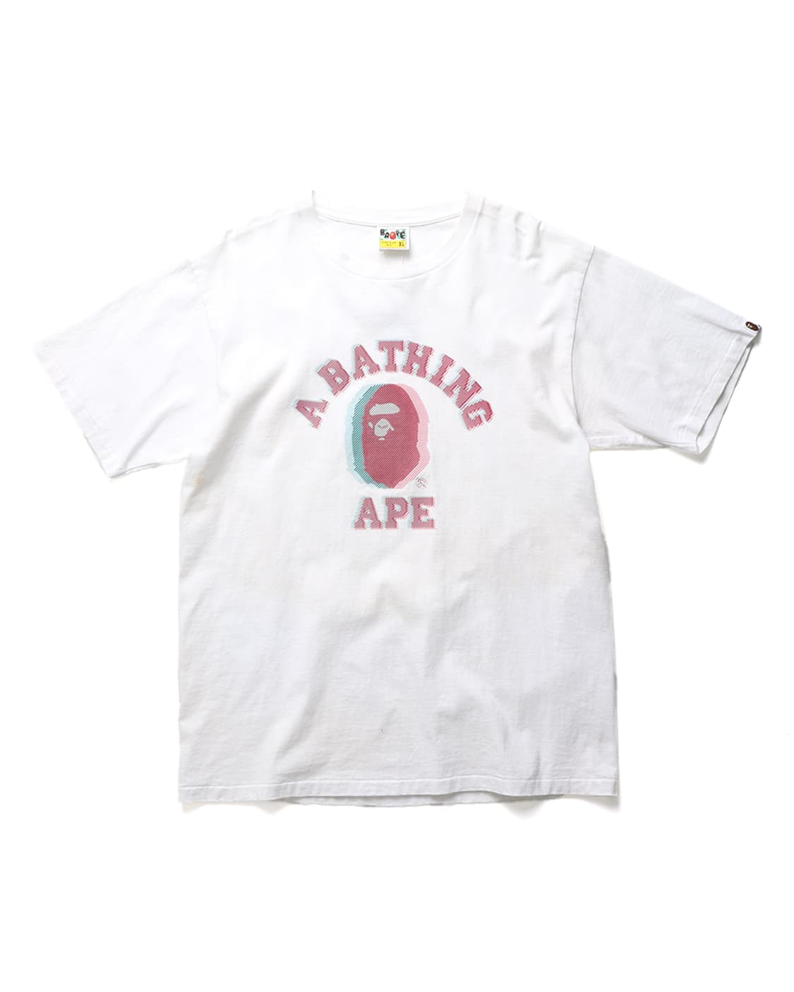 A BATHING APE Anaglyph College Logo Tee 상품이미지4