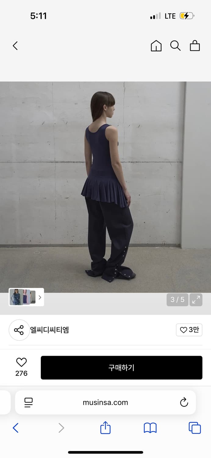 LCDC 레이어드 나시 원피스 : 구매가 99,000 상품이미지4