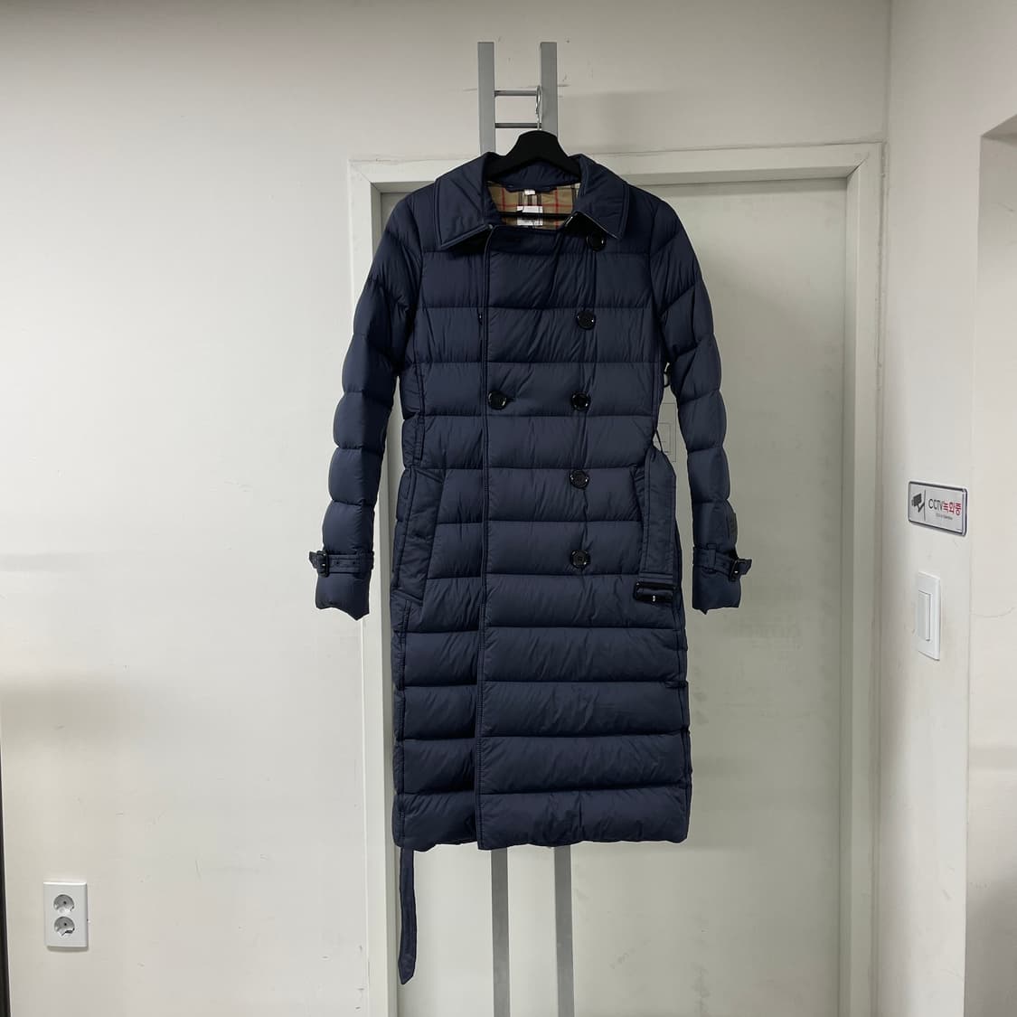 버버리 롱패딩 네이비 S(W) 상품이미지1