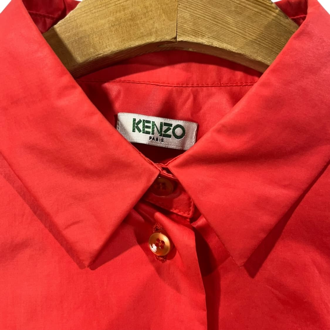 [KENZO] 겐조 14S 레드 크롭 블라우스 셔츠   상품이미지5