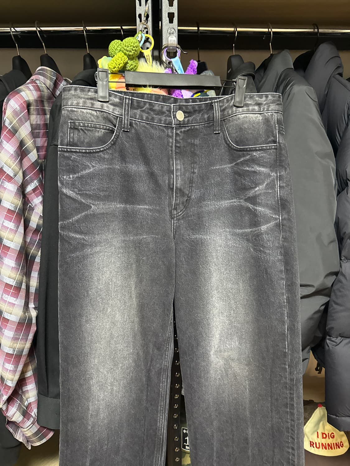 솔리드옴므 흑청 데님 팬츠 48size 상품이미지1