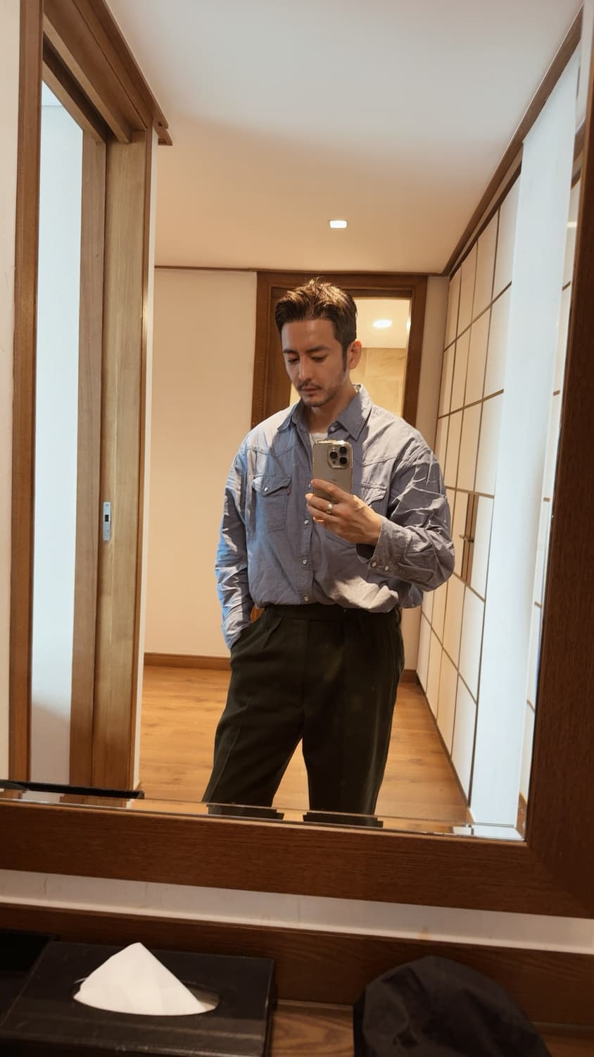 리바이스 샴브레이 웨스턴셔츠 Levi’s Western shirt 빈티지 상품이미지10