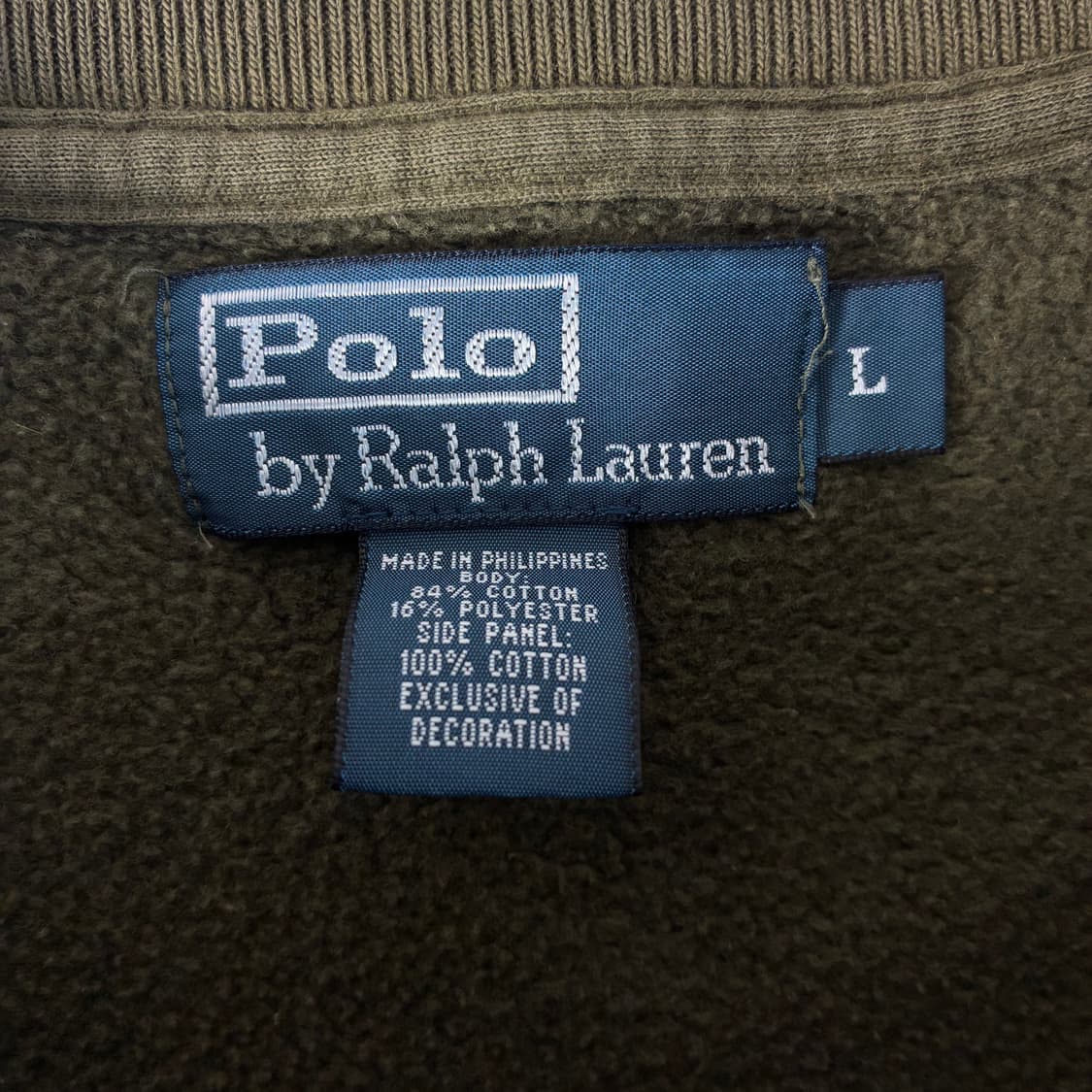 Polo   폴로 랄프로렌 자수 카키 맨투맨 상품이미지4