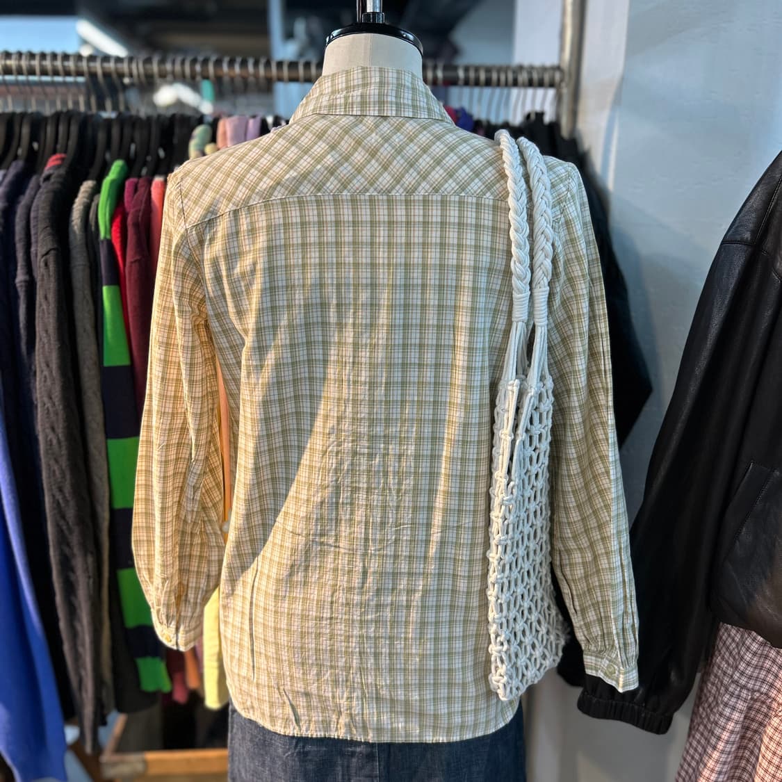 Vintage y2k Check Shirts 상품이미지5