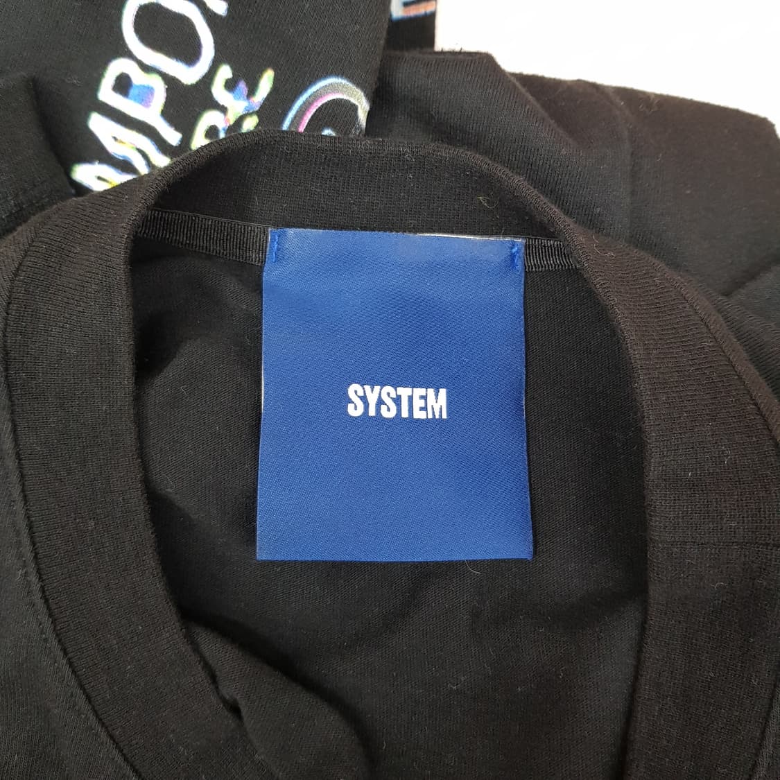 한섬 시스템옴므 그래픽 프린트 반팔 티셔츠 95사이즈 상품이미지5