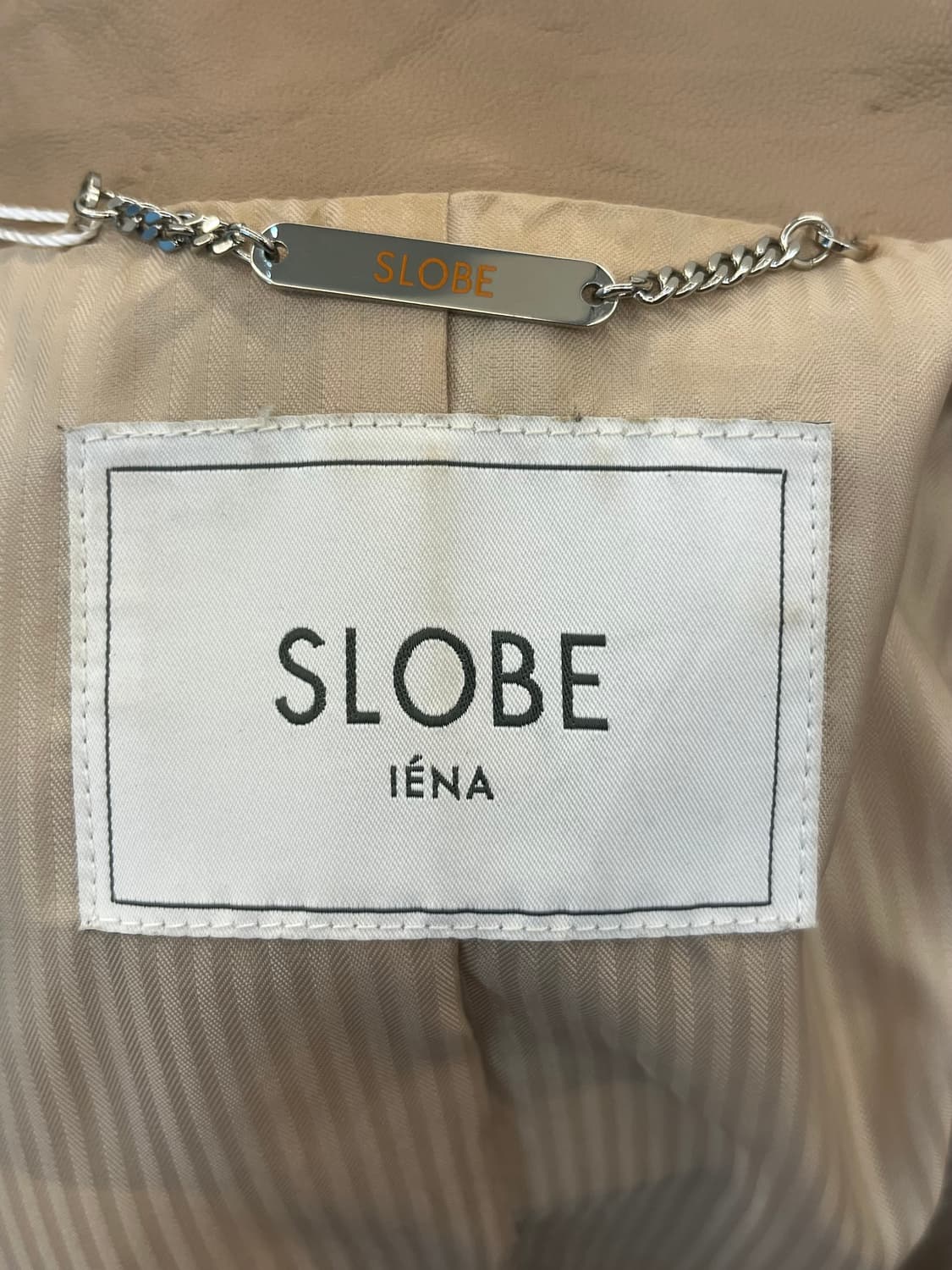 Slobe 양가죽 레더 라이더 자켓 상품이미지8