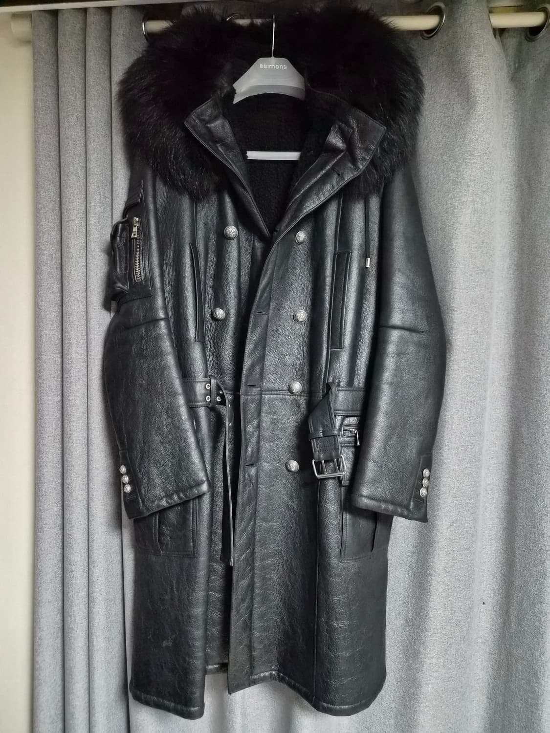 발망 퍼 양털 더블 롱 무스탕 팝니다 구찌 프라다 루이비통 상품이미지1