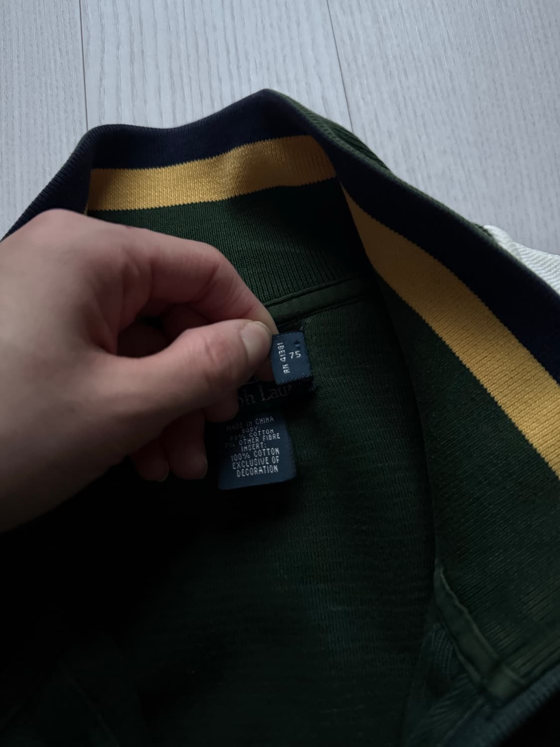 폴로 랄프로렌 빅 포니 사이드라인 그린 집업 상품이미지8