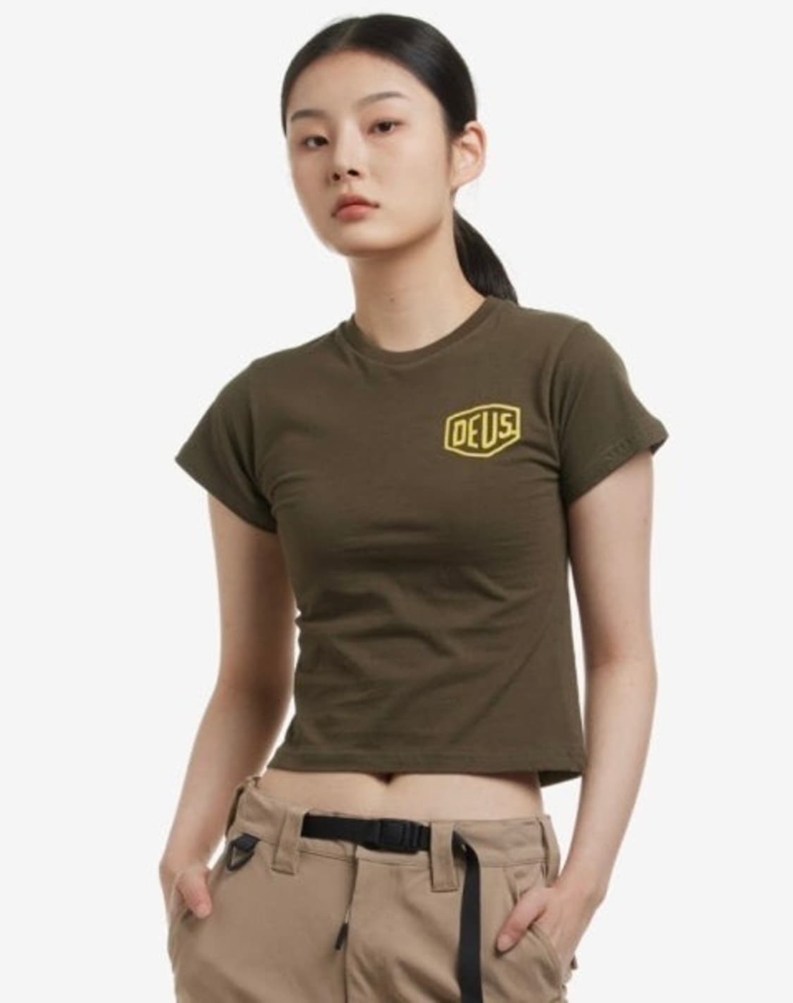 데우스 키즈 반팔티 (카키) 상품이미지1