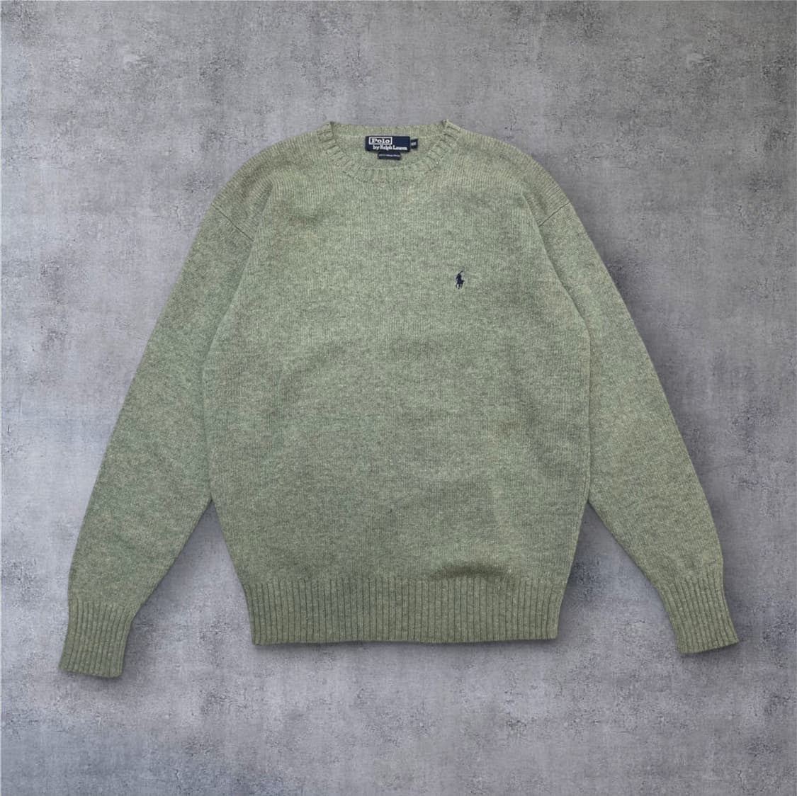 폴로 랄프로렌 세이지그린 90s 램스울 니트 100 상품이미지1