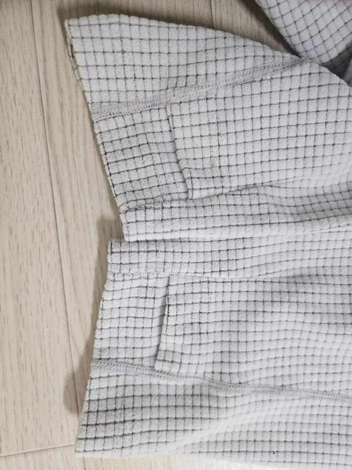 웰터 익스페리먼트 스퀘어 플리스 후드 화이트 xl 상품이미지5