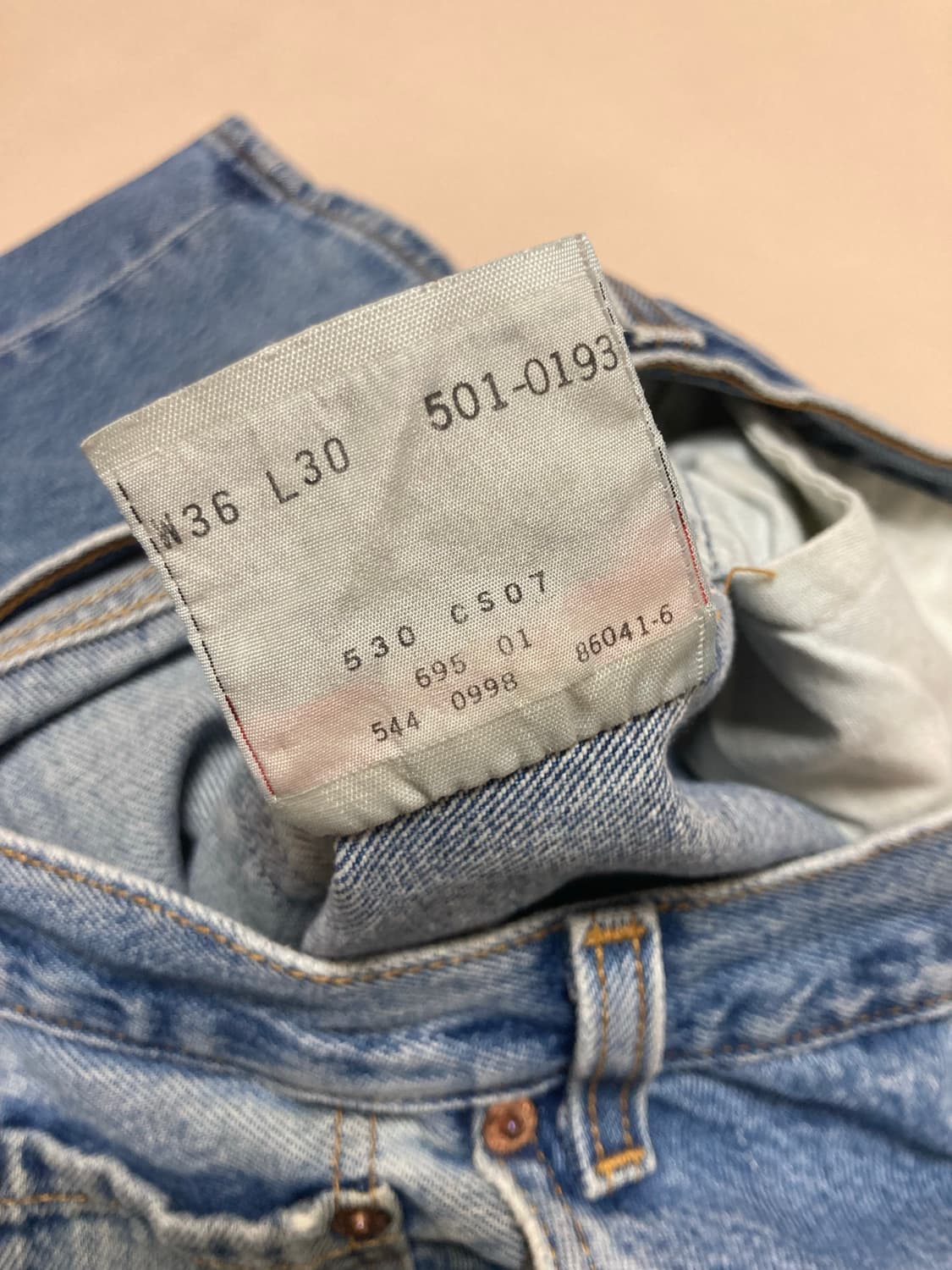90s 리바이스 501 USA W36 L30 상품이미지7