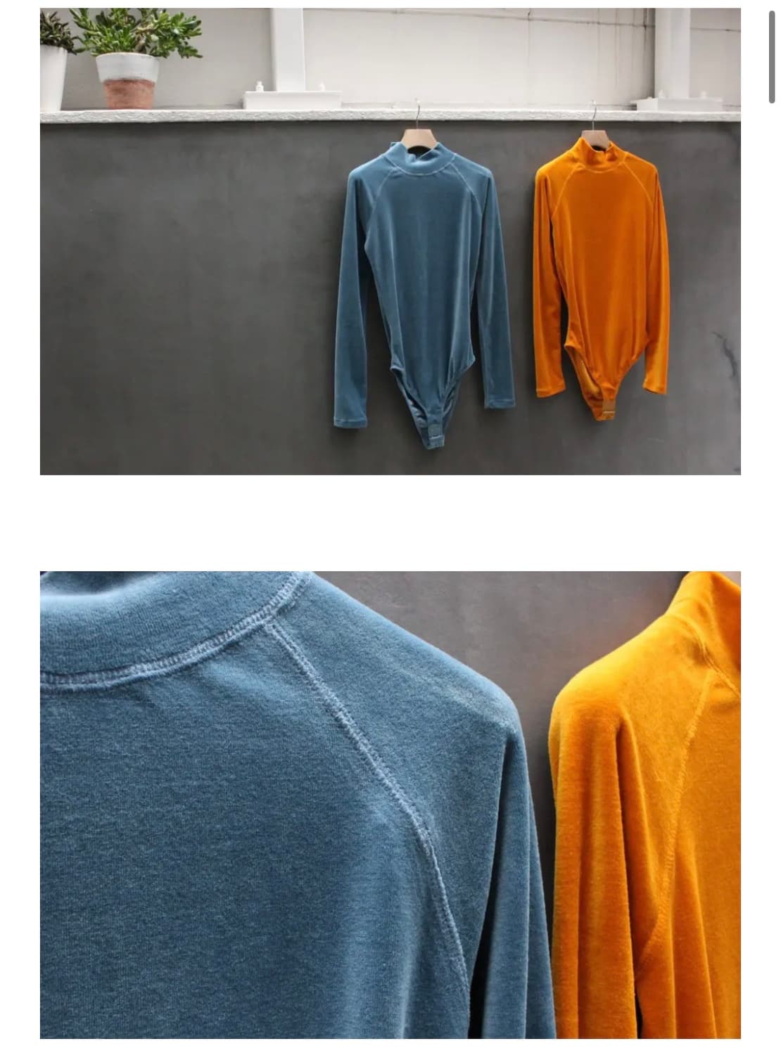 메종유레카 벨벳 바디수트 상품이미지1