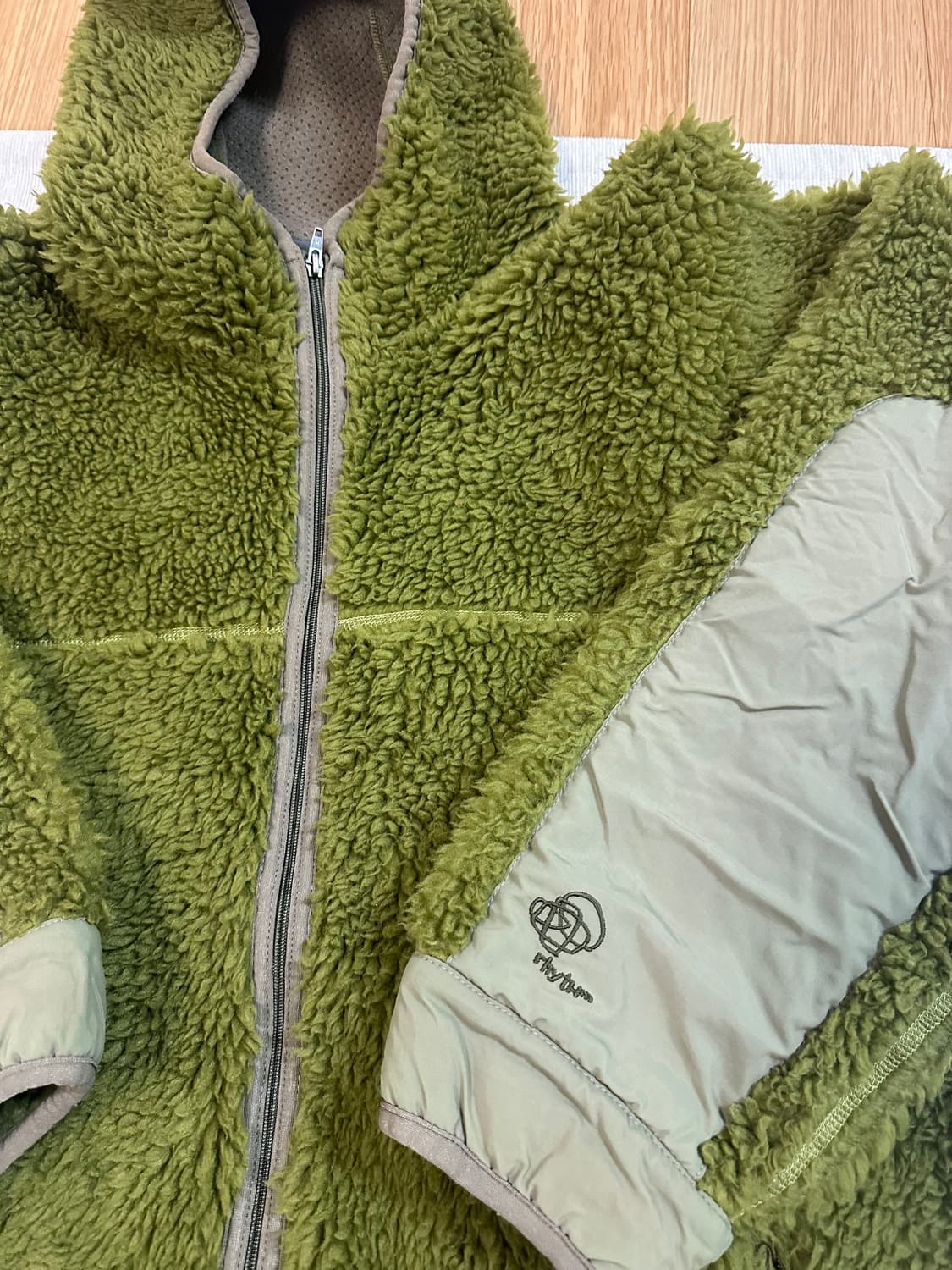 (M) 파타고니아 빈티지 리듬후디 그린 딥파일 상품이미지2