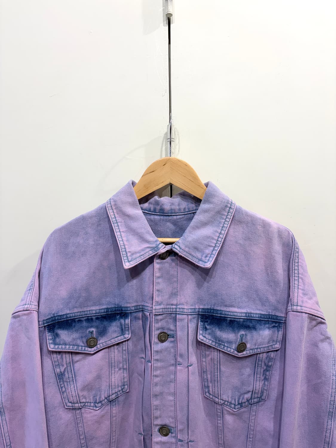 juun.j 준지 플리츠 워싱 데님 자켓 상품이미지2