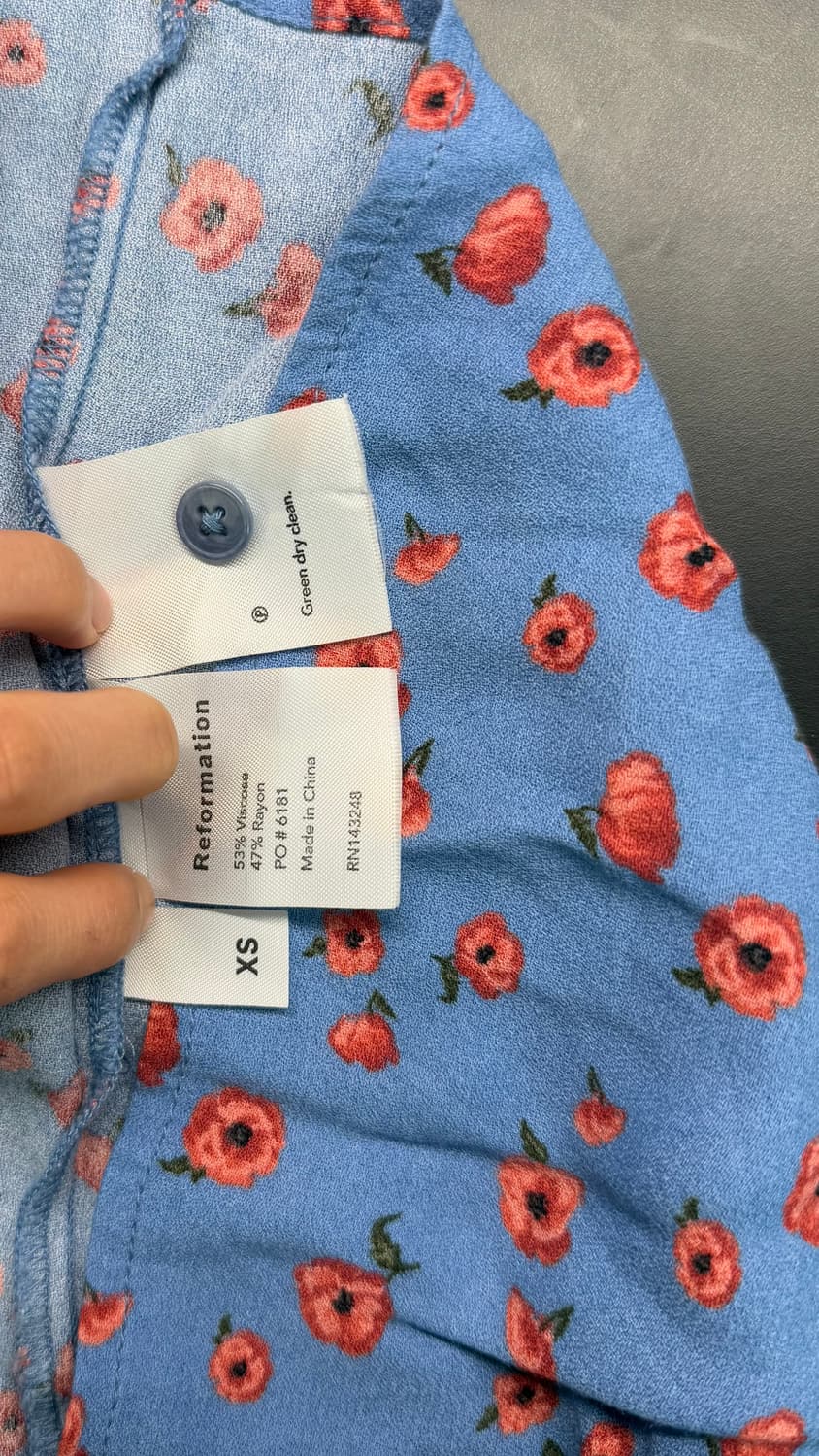 Reformation 리포메이션 고윤정 jorja 블라우스 상품이미지6