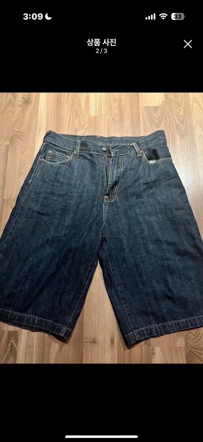 Evisu denim shorts 상품이미지2