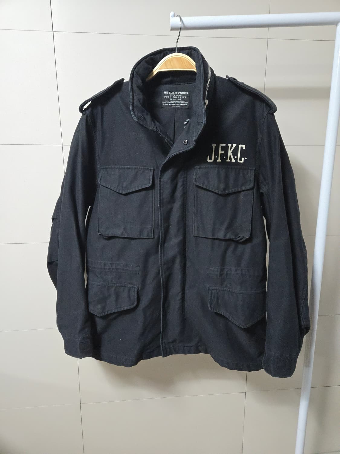 와코마리아 길티파티스 M65 블랙 38(95~100) 실측확인! 상품이미지2