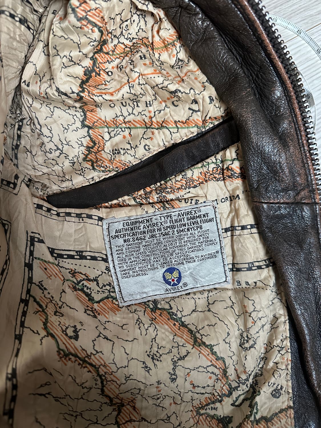 G1 US NAVY 플라이트 자켓 상품이미지9