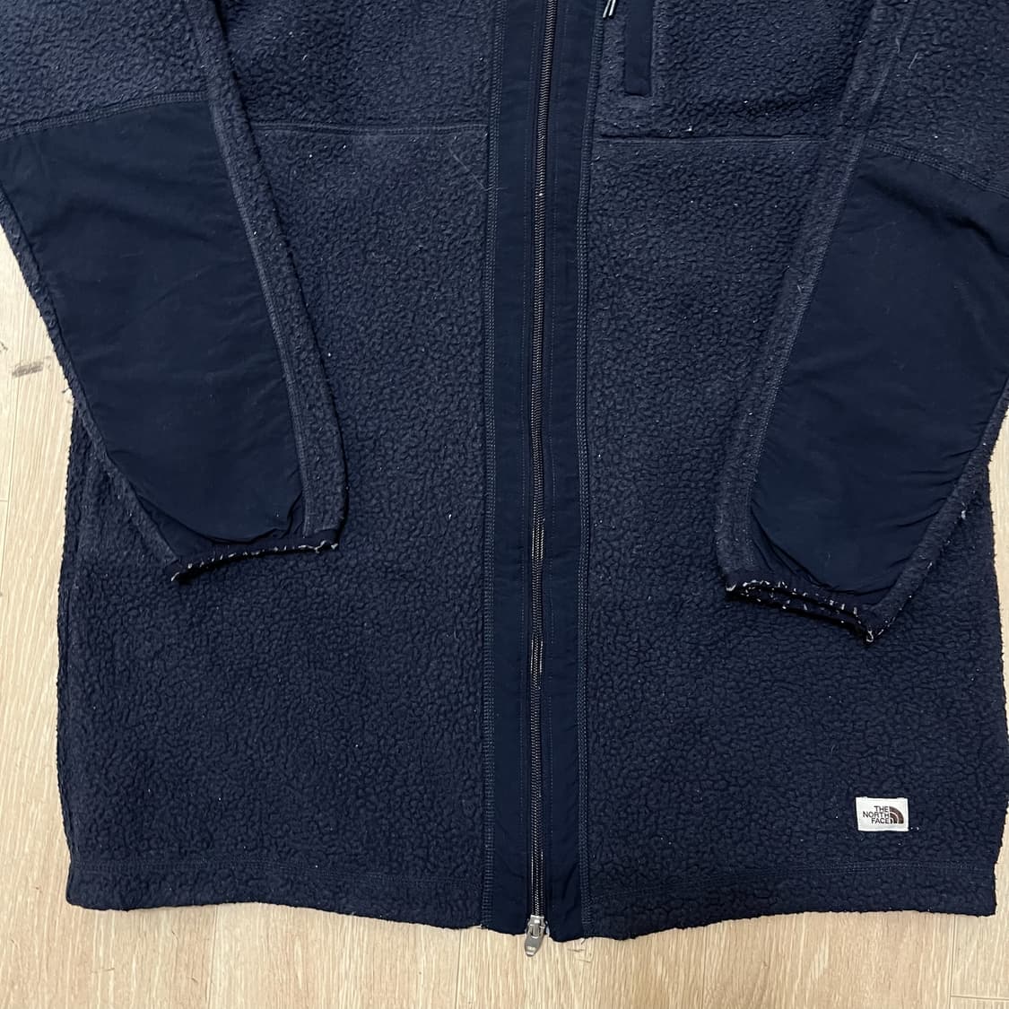 노스페이스 여성 양털 뽀글이 롱 후리스 M/95  상품이미지3