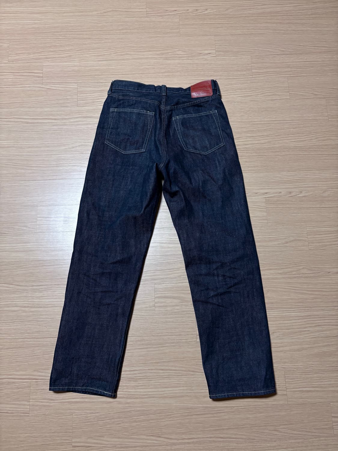 아웃스탠딩 W.W ll(대전판) 데님 팬츠, 멋랩 콜라보 제품, 사이즈S 상품이미지3