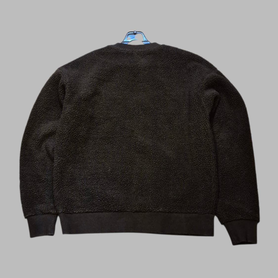 M 휠라 블랙 오버핏 후리스 맨투맨  상품이미지2