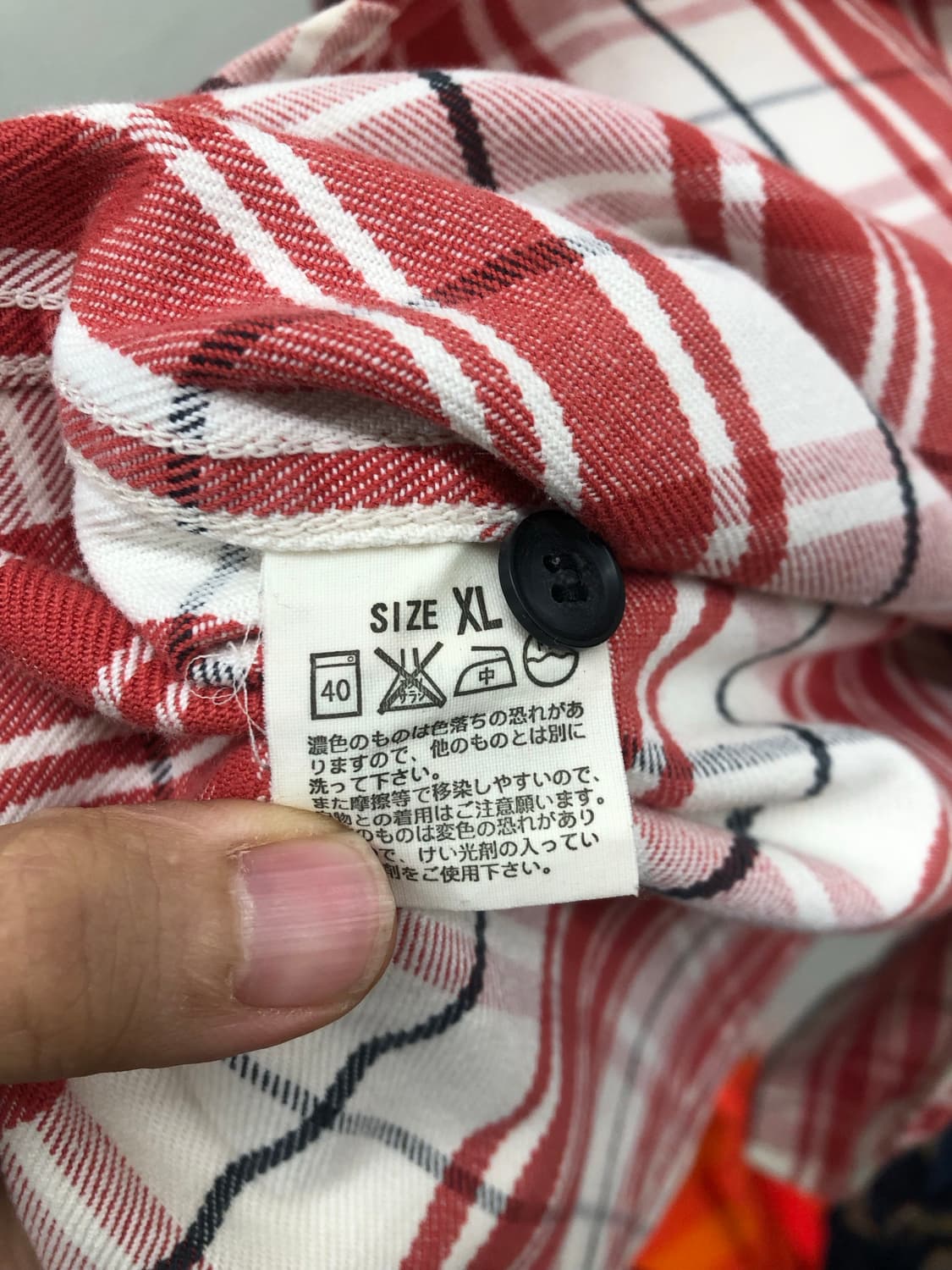 일본판 플란넬 체크 셔츠 상품이미지4
