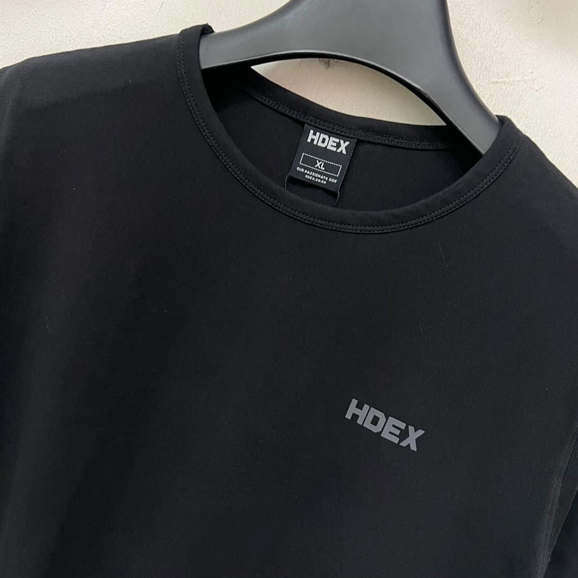 HDEX 에이치덱스 메인 스몰 로고 머슬핏 반팔티 XL 상품이미지3