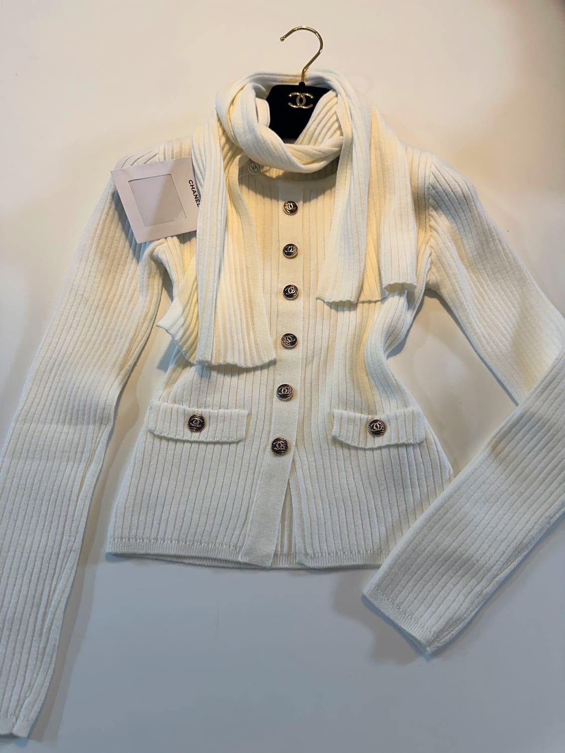 (새상품)샤넬티 머플러세트 상품이미지2